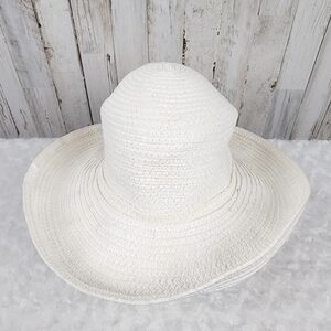 Betmar Paper Sun Hat White Size OS